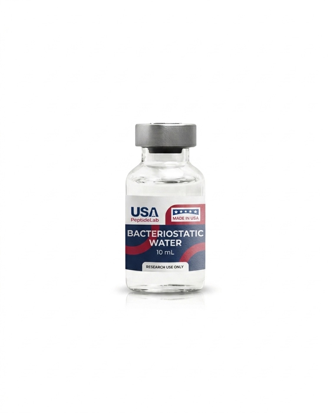 Bacteriostatic Water 10 mL research vial - USA Peptide Lab